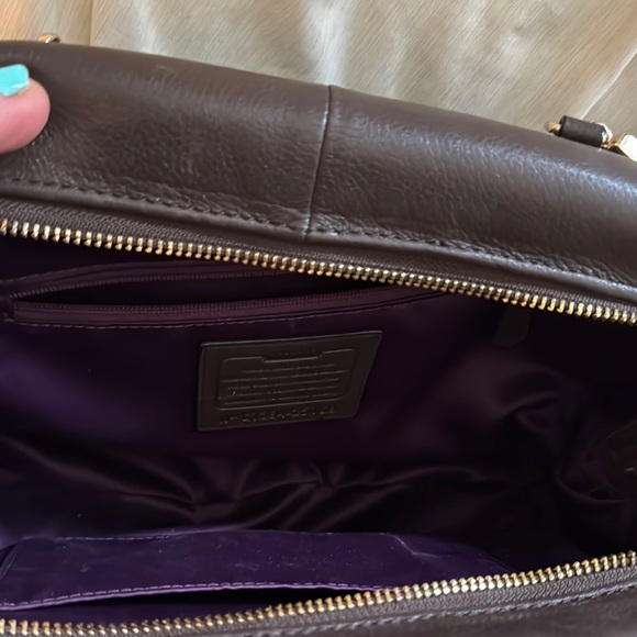 Coach Brown Leather Handbag - Picture 2 of 7